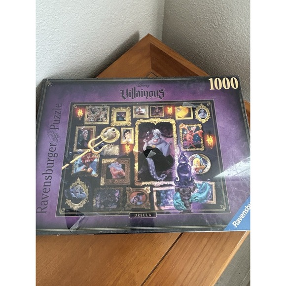 RAVENSBURGER Disney Villainous Puzzle‎ URSULA * 1000 Piece 27" x 20" SEALED 2019 - Picture 1 of 5